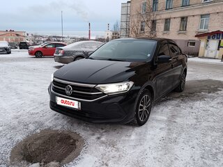 2021 Volkswagen Polo VI, чёрный, 1790000 рублей, вид 1