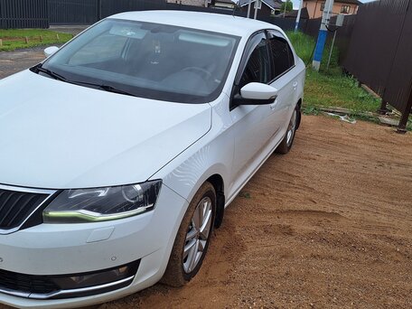 2019 Skoda Rapid I Рестайлинг, белый, 1250000 рублей, вид 2