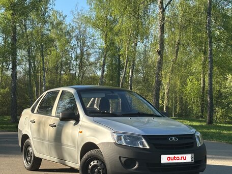 2014 Lada (ВАЗ) Granta I, серебристый, 215000 рублей, вид 3