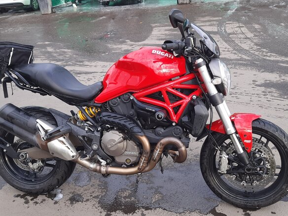2014 Ducati Monster 821, красный, 500000 рублей