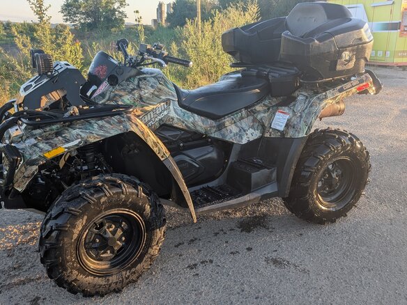 2008 BRP Can-Am Outlander Max XT-P 650T, зелёный, 570000 рублей - вид 13