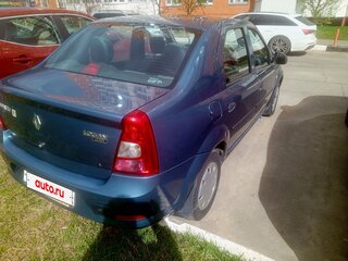 2012 Renault Logan I Рестайлинг, синий, 480000 рублей, вид 3