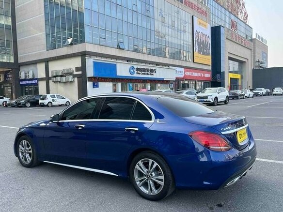 2021 Mercedes-Benz C-Класс 200 L IV (W205) Рестайлинг, синий - вид 5