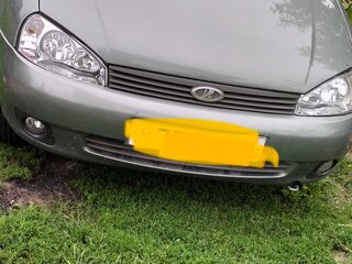 2008 Lada (ВАЗ) Kalina I, серый, 395000 рублей, вид 2