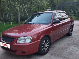 2005 Hyundai Accent ТагАЗ II, красный, 250000 рублей, вид 1