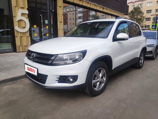 2014 Volkswagen Tiguan I Рестайлинг, белый, 1199000 рублей, вид 2
