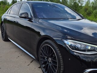 2021 Mercedes-Benz S-Класс 450 Long 4MATIC VII (W223), чёрный, 7800000 рублей, вид 5