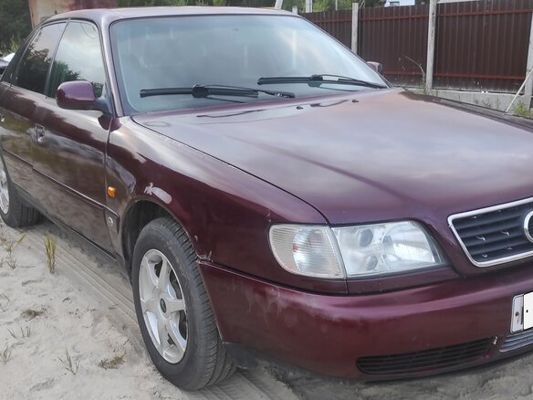 1995 Audi A6 I (C4), красный, 229000 рублей - вид 9
