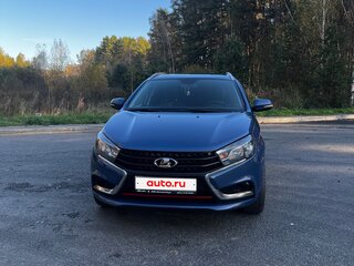 2019 Lada (ВАЗ) Vesta SW I, синий, 1100000 рублей, вид 2