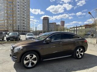 2016 Mercedes-Benz GLE Coupe 400 I (C292), коричневый, 3490000 рублей, вид 3