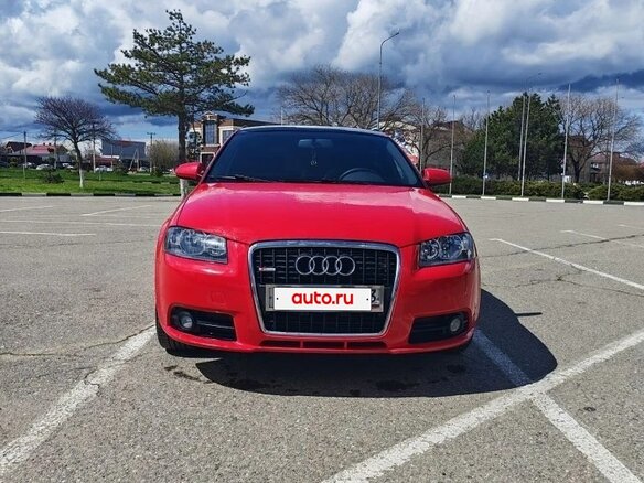 2007 Audi A3 II (8P) Рестайлинг 1, красный, 850000 рублей - вид 1
