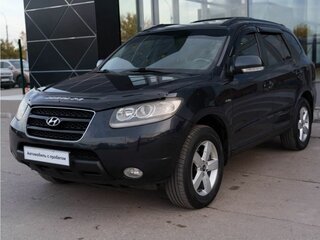 2008 Hyundai Santa Fe II, чёрный, 1090000 рублей, вид 1