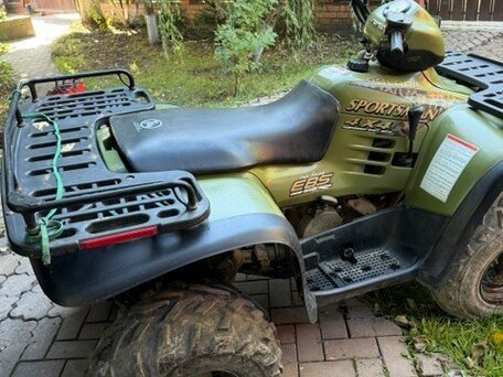 1999 Polaris Sportsman 500, зелёный, 400000 рублей, вид 5