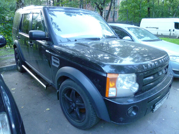 2008 Land Rover Discovery III, чёрный, 906906 рублей - вид 1