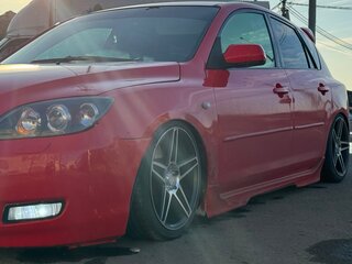 2007 Mazda 3 I (BK) Рестайлинг, красный, 550000 рублей, вид 4