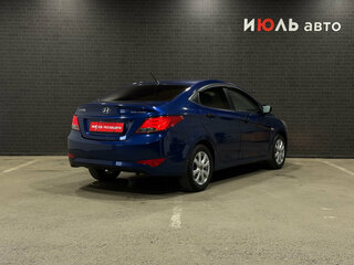 2014 Hyundai Solaris I Рестайлинг, синий, 890000 рублей, вид 5