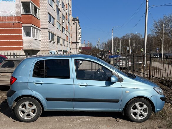 2008 Hyundai Getz I Рестайлинг, голубой, 650000 рублей - вид 1