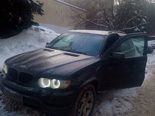 2002 BMW X5 3.0i I (E53), чёрный, 1250000 рублей, вид 3