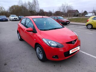 2008 Mazda 2 II (DE), красный, 710000 рублей, вид 1
