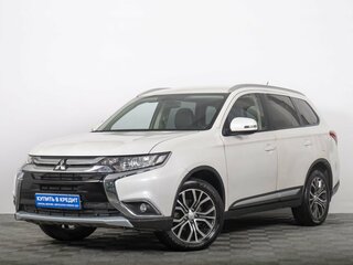 2015 Mitsubishi Outlander III Рестайлинг 2, белый, 2199000 рублей, вид 2