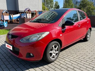 2009 Mazda 2 II (DE), красный, 560000 рублей, вид 2