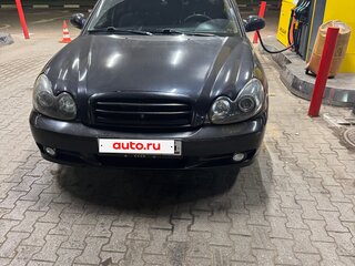 2005 Hyundai Sonata ТагАЗ IV (EF) Рестайлинг, чёрный, 330000 рублей, вид 2