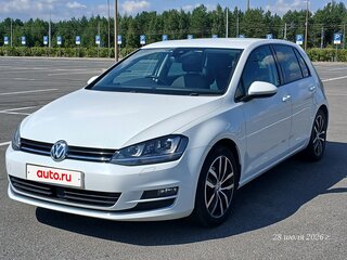 2016 Volkswagen Golf VII, белый, 1580000 рублей, вид 1