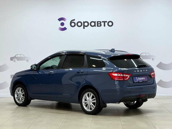 2017 Lada (ВАЗ) Vesta SW I, синий, 895000 рублей - вид 5