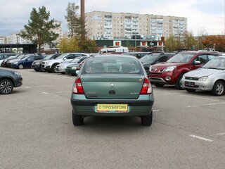 2004 Renault Symbol I Рестайлинг, зелёный, 129000 рублей, вид 4