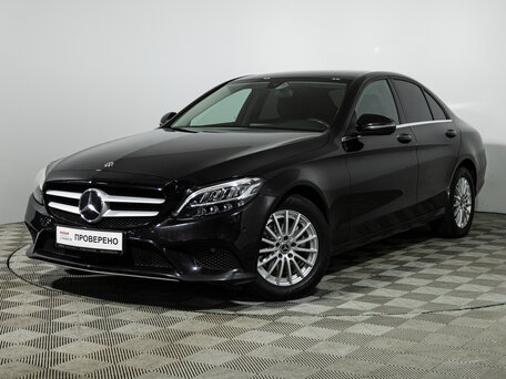 2018 Mercedes-Benz C-Класс 180 IV (W205) Рестайлинг, чёрный, 1949585 рублей, вид 1