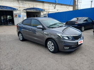2016 Kia Rio III Рестайлинг, серый, 710000 рублей, вид 3