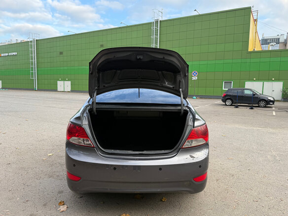 2011 Hyundai Solaris I, серый, 595000 рублей - вид 8