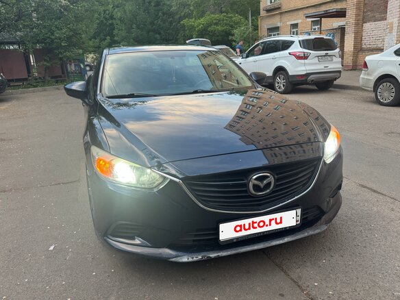 2016 Mazda 6 III (GJ) Рестайлинг, синий, 1650000 рублей - вид 6