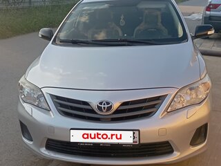 2010 Toyota Corolla X (E140, E150) Рестайлинг, серебристый, 1100000 рублей, вид 1
