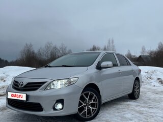 2012 Toyota Corolla X (E140, E150) Рестайлинг, серебристый, 750000 рублей, вид 1