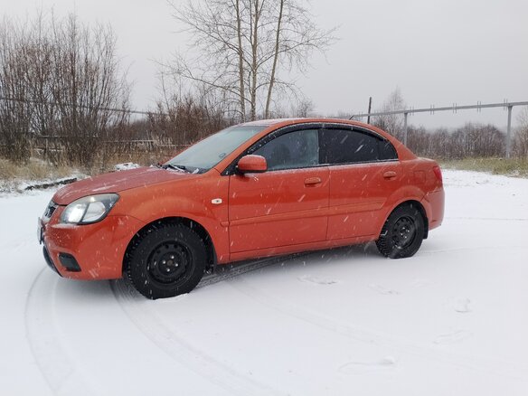 2010 Kia Rio II Рестайлинг, оранжевый, 590000 рублей - вид 7