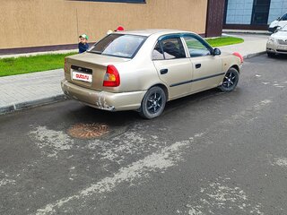 2004 Hyundai Accent ТагАЗ II, бежевый, 240000 рублей, вид 4