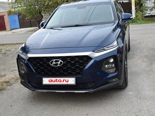 2019 Hyundai Santa Fe IV, синий, 2700000 рублей, вид 2