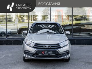 2022 Lada (ВАЗ) Granta Euro-2 I Рестайлинг, серебристый, 675000 рублей, вид 2
