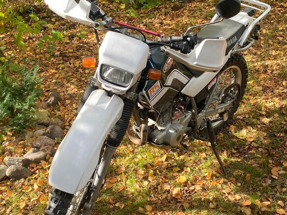 2002 Yamaha XT225 Serow, зелёный, 225000 рублей