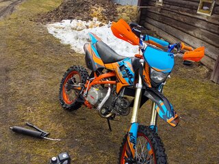 2023 Kayo Evolution YX140EM, оранжевый, 90000 рублей, вид 4