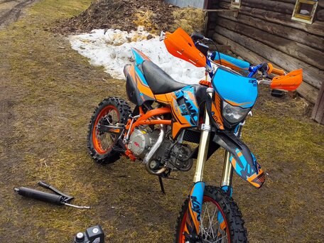 2023 Kayo Evolution YX140EM, оранжевый, 90000 рублей, вид 4