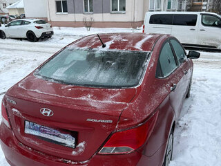 2015 Hyundai Solaris I Рестайлинг, пурпурный, 890000 рублей, вид 4