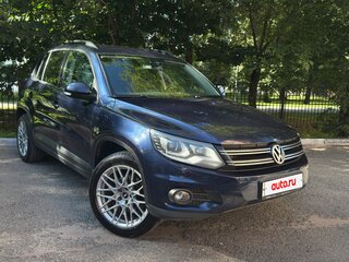 2012 Volkswagen Tiguan I Рестайлинг, синий, 1500000 рублей, вид 3