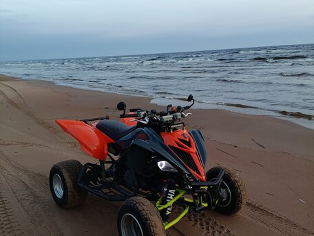 2007 Yamaha Raptor YFM700, оранжевый, 890000 рублей, вид 3