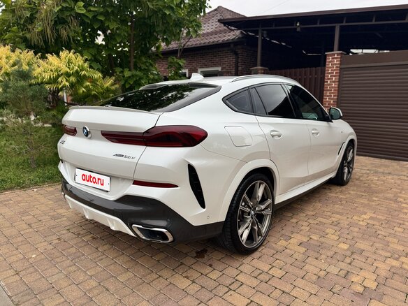 2021 BMW X6 30d III (G06), белый, 7590000 рублей - вид 2