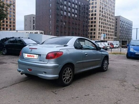 2003 Peugeot 206, серебристый, 550000 рублей - вид 6