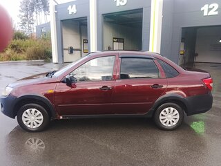 2012 Lada (ВАЗ) Granta I, красный, 164000 рублей, вид 3