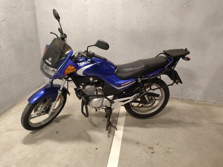 2007 Yamaha YBR125, синий, 160000 рублей, вид 1