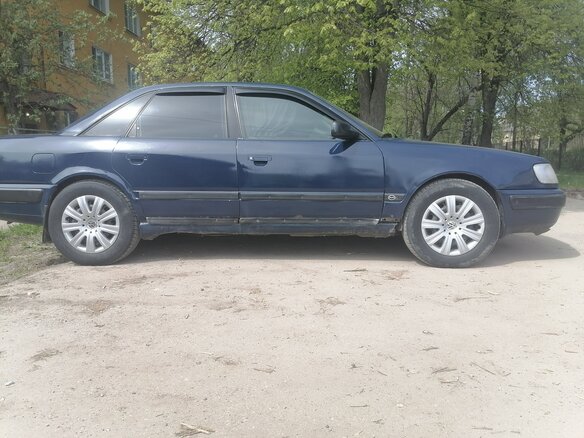 1992 Audi 100 IV (C4), серый, 200000 рублей - вид 1